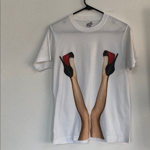 Fancy brand T-shirt,  Louboutin Art